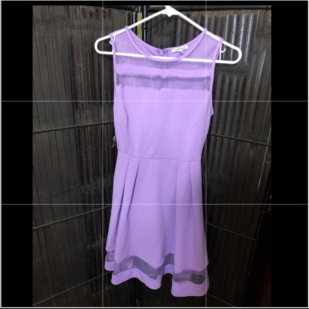 Purple Medium Dress by Charllotte Russe